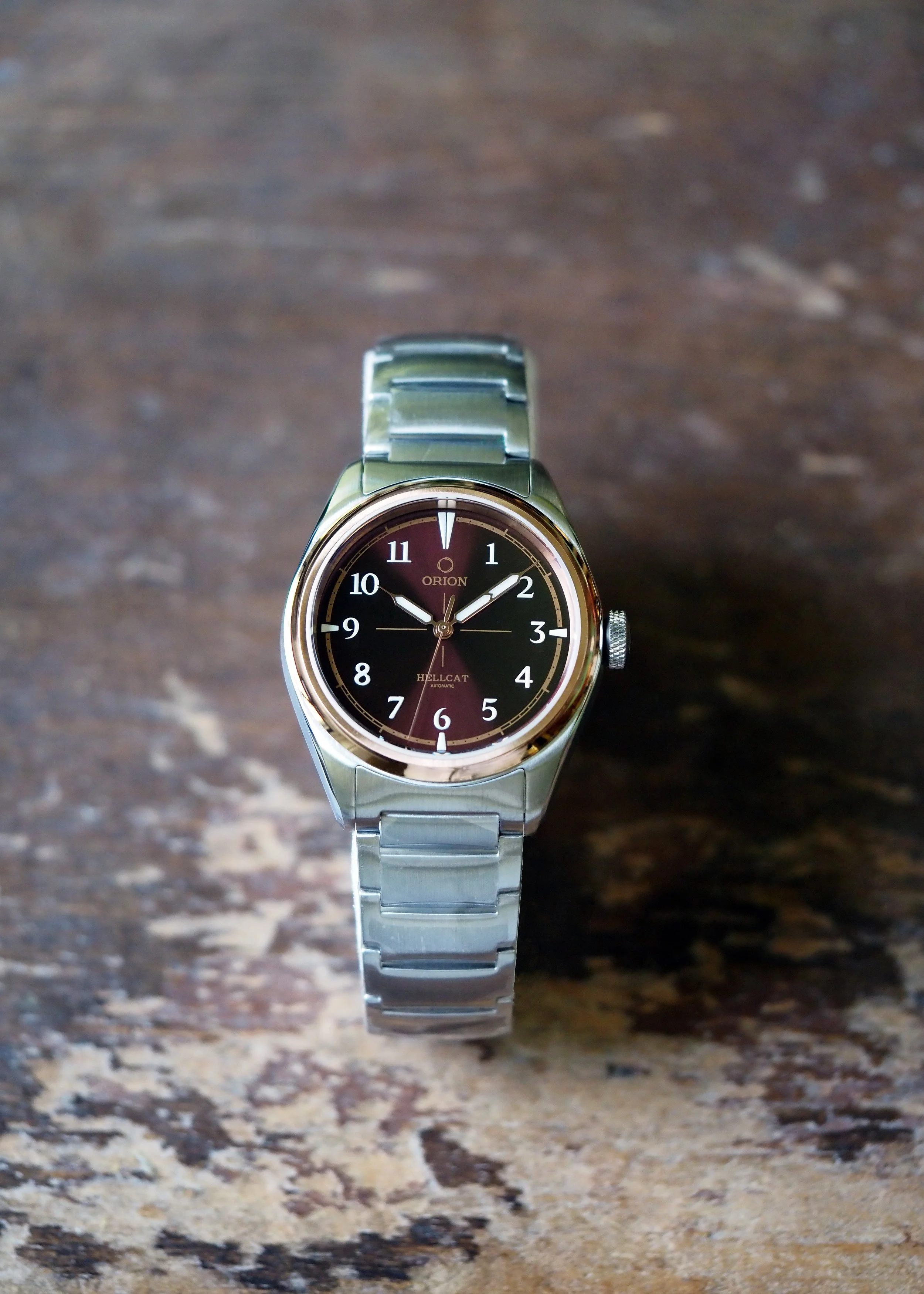 サンドウィッチマン漢カルタ Hellcat Burgundy RG — Orion Watches